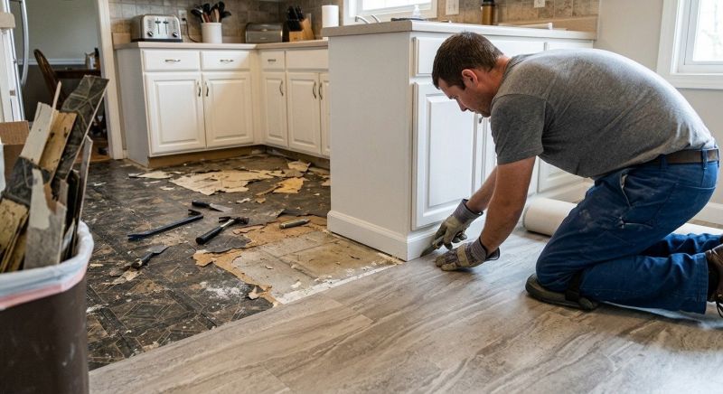 Linoleum Floor Installation in Arrington, TN