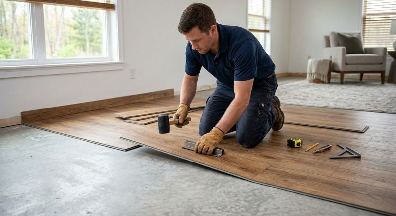 Luxury Vinyl Tile Installation in Chapel Hill, TN