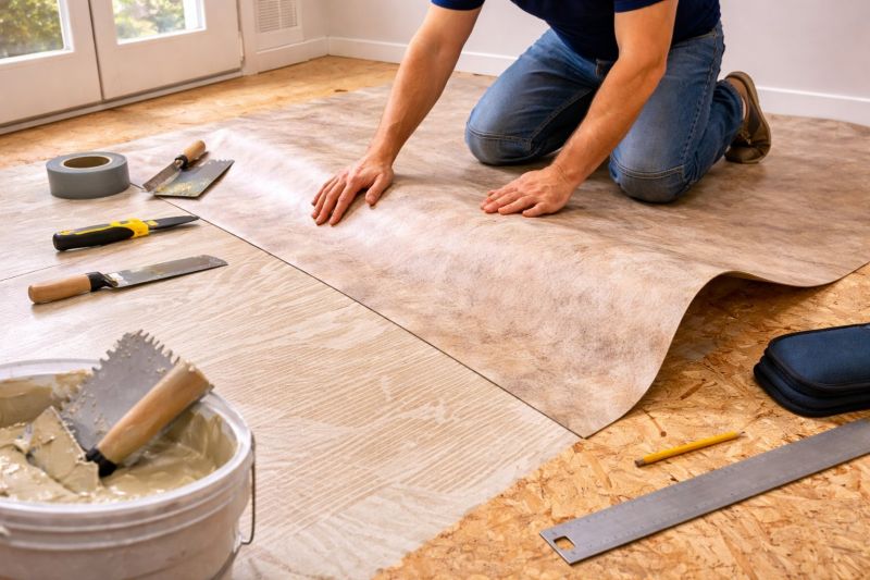 Sheet Flooring Installation in Brentwood, TN