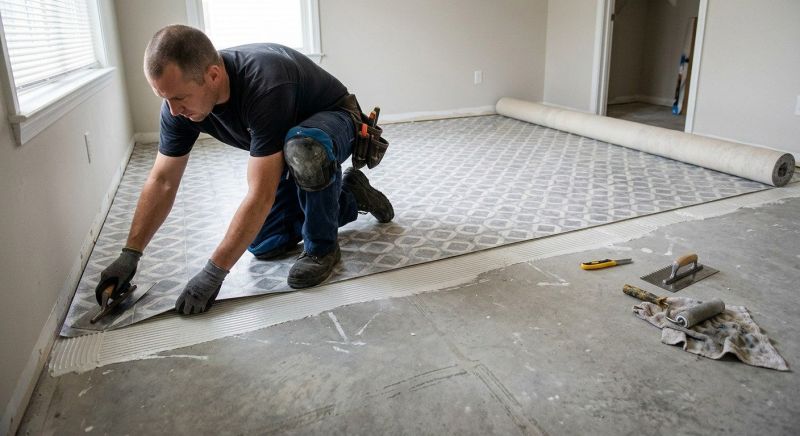 Sheet Linoleum Installation in Nashville, TN