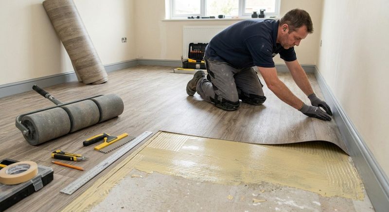 Sheet Linoleum Installation in Wilson County, TN